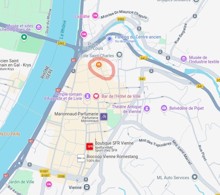Appartement Netflix Centre De Vienne Pres De Lyon Εξωτερικό φωτογραφία